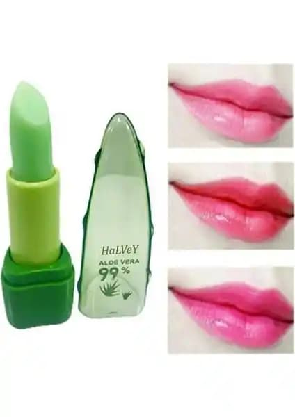 Halvey Aloe Vera %99 Dudak Bakım Nemlendirici Ruj Doğal ve Canlı Dudaklar İçin Gelişmiş Formül