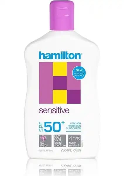 Hamilton Hassas Ciltler İçin SPF 50 Güneş Koruyucu Losyon Güvenli ve Etkili Kullanım İçin