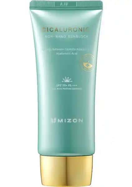 Hassas Ciltler İçin Güçlü ve Hafif Güneş Koruyucu Mizon Cicaluronic Non Nano SPF50+