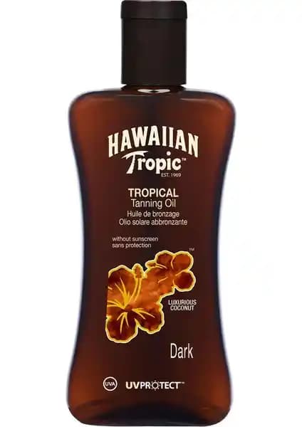 Hawaiian Tropic Yağ Coconut SPF0 ile Tropikal Güzellik ve Hızlı Bronzlaşma Deneyimi