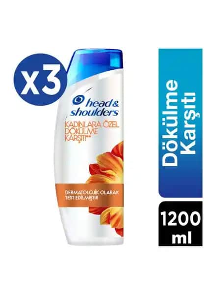Head&Shoulders Kadınlara Özel Şampuan Saç Dökülmesine ve Kepeğe Karşı Güçlü Çözüm
