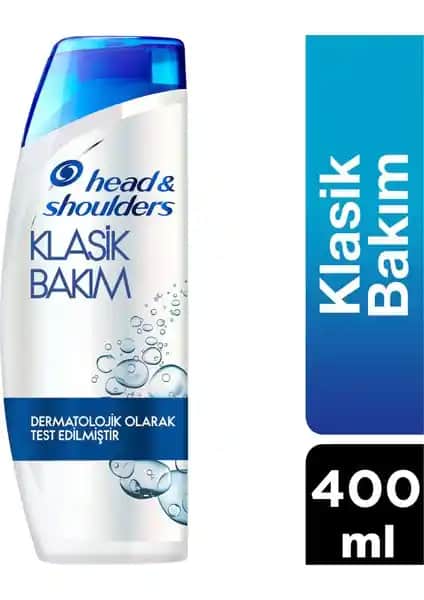 Head&Shoulders Klasik Bakım Kepek Şampuanı Saç Derisini Temizler ve Parlaklık Kazandırır