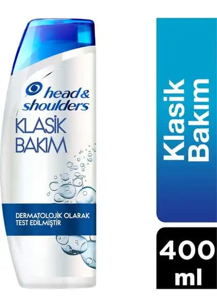 Head&Shoulders Klasik Bakım Kepek Şampuanı Saç Derisini Temizler ve Parlaklık Kazandırır