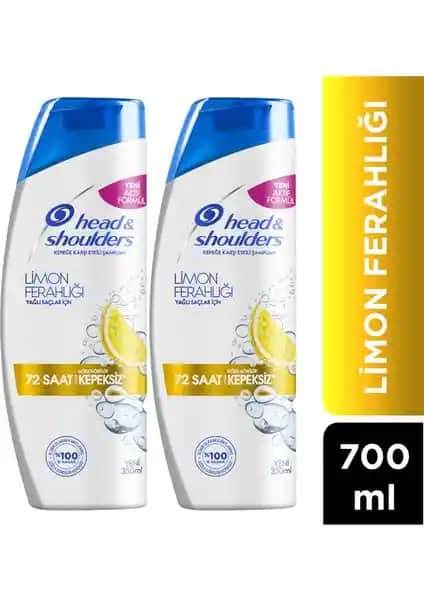 Head&Shoulders Limon Ferahlığı Şampuanı Kepeğe Karşı Etkili ve Canlandırıcı Saç Bakım Ürünü