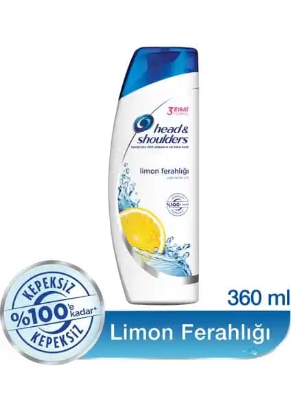 Head&Shoulders Limon Ferahlığı Şampuanıyla Saçlarınızda Doğal Temizlik ve Ferahlık
