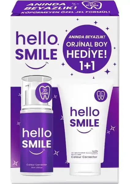 Hello Smile Anında Diş Jeli Paketi: Hızlı ve Güvenilir Diş Temizliği Çözümü