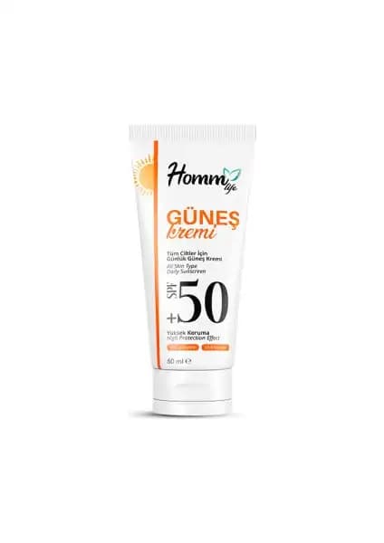 Homm Life Güneş Kremi 50 ml SPF 50+ ile Güvenli ve Parlak Bir Yaz Geçirin