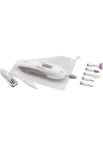 İdeen Welt 6 Başlıklı Işıklı Manikür Pedikür Seti: Çok Fonksiyonlu Tırnak Bakım Aleti