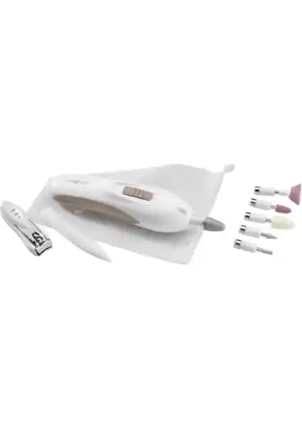 İdeen Welt 6 Başlıklı Işıklı Manikür Pedikür Seti: Çok Fonksiyonlu Tırnak Bakım Aleti