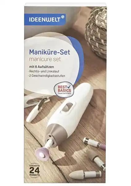 İdeenwelt Rose Gold Manikür ve Pedikür Seti: Şık ve Çok Yönlü Kişisel Bakım Cihazı
