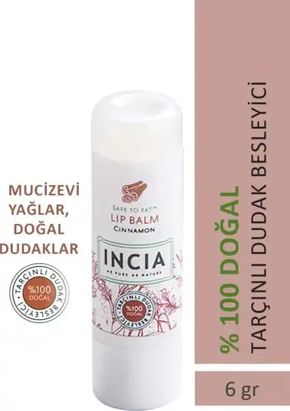 İncia %100 Doğal Dudak Besleyici: Doğal İçeriklerle Dudaklarınızı Güçlendirin ve Nemlendirin