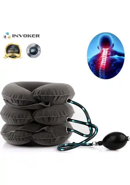 Invoker Boyun Düzleşmesini Önleyici Şişirilebilir Gerdirme Yastığı: Ergonomik ve Taşınabilir Rahatlatıcı Çözüm