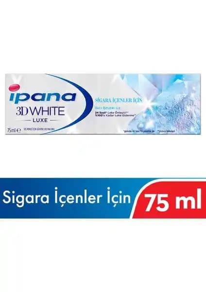 İpana Ipana 3Dwhite Luxe Diş Macunu: Parlak ve Sağlıklı Gülüşler İçin Güçlü Bir Seçenek