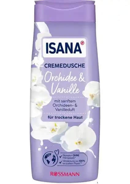 Isana Kremsi Duş Jeli Orkide ve Vanilya: Kuru Ciltler İçin Nemlendirici Temizlik Ürünü
