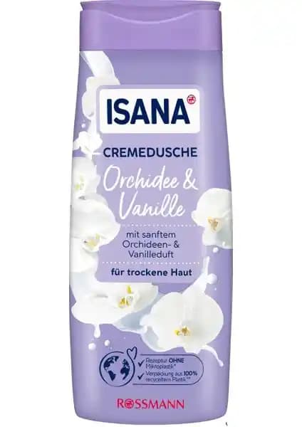 Isana Kremsi Duş Jeli Orkide ve Vanilya: Kuru Ciltler İçin Nemlendirici Temizlik Ürünü
