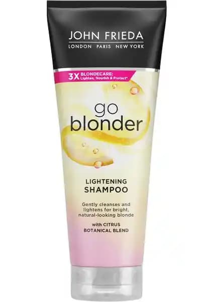 John Frieda Sarı Saçlara Özel Işıltı Veren Şampuan Parlak ve Canlı Saçlar İçin Güvenilir Bir Seçenek