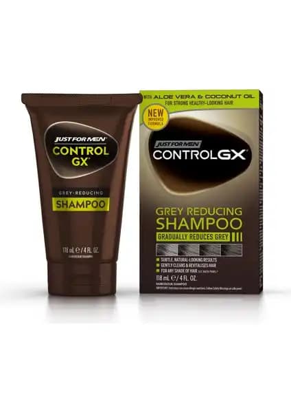 Just For Men Control GX Saç Beyaz Azaltıcı Şampuan ile Doğal ve Sağlıklı Saç Görünümü