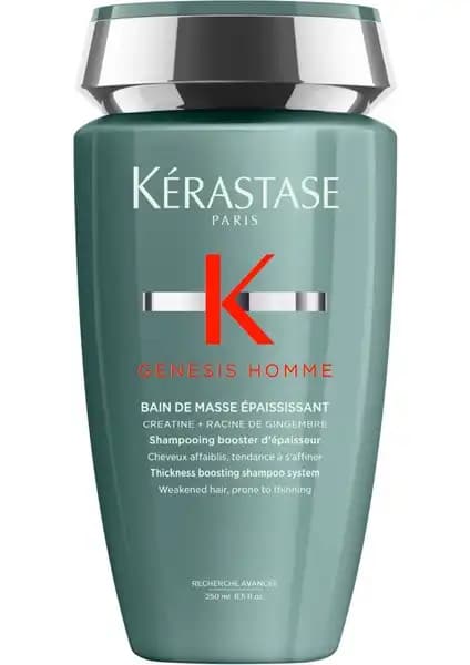 Kerastase Genesis Homme Bain De Masse Erkekler İçin Güçlü ve Hacimli Saçlar Sağlayan Şampuan