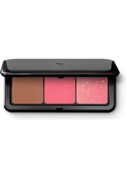 KikoMilano Allık - Multi Finish Trio Blush & Bronzer Palette 03 Pink Günlük ve Özel Makyaj İçin