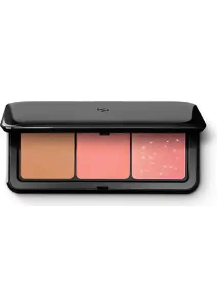 KikoMilano Pudra Allık ve Bronzer Paleti 01 Coral Çok Yönlü Makyaj İçin Uygun