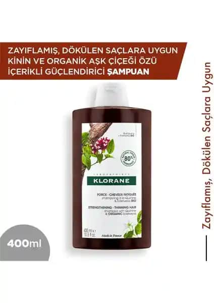 Klorane Kinin ve Organik Aşk Çiçeği Özlü Şampuan: Saç Güçlendirme ve Dökülme Azaltma Çözümü