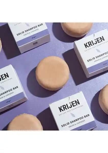 Krijen Argan ve Lavanta Katı Şampuan Doğal İçeriklerle Saç Bakımında Etkili Çözüm