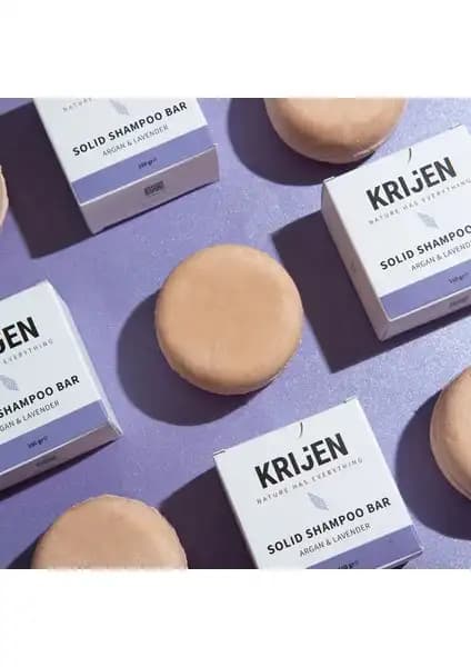Krijen Argan ve Lavanta Katı Şampuan Doğal İçeriklerle Saç Bakımında Etkili Çözüm
