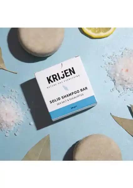 Krijen Deniz Tuzu ve Okaliptus Katı Şampuan ile Doğal ve Etkili Saç Bakımı