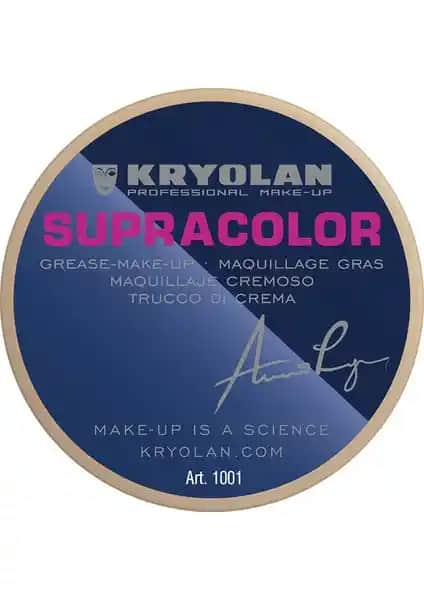 Kryolan Supracolor Fondöten Küçük Boy 8 ml Ivory Profesyonel ve Uzun Süre Dayanıklı