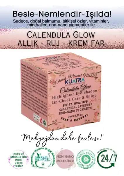 Kuatra Calendula Glow Highlighter: Doğal Işıltı ve Çok Yönlü Kullanım Özellikleri