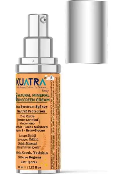 Kuatra SPF 50+ Doğal Güneş Koruyucu: Çevre Dostu ve Yüksek Koruma Sağlayan Doğal Formül