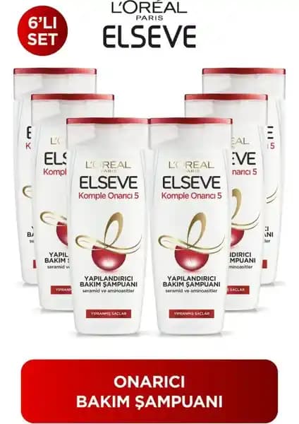 L'Oreal Elseve Komple Onarıcı 5 Yapılan<dı>rıcı Şampuan Saç Onarımı ve Güçlendirme