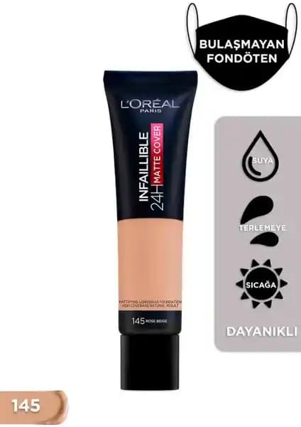 L'Oréal Paris Infaillible 32H Matte Cover Yüksek Kapatıcı Fondöten Özellikleri ve Kullanımı