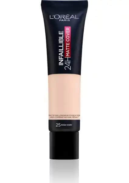 L'Oréal Paris Infaillible 32H Matte Cover Yüksek Kapatıcı Fondöten: Uzun Süreli Mat ve Kusursuz Cilt