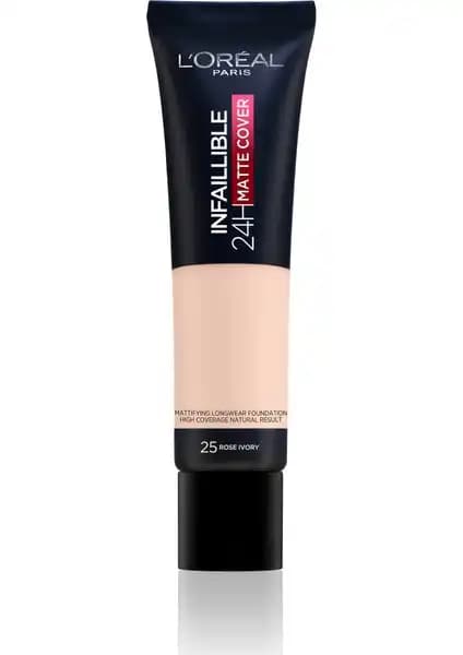 L'Oréal Paris Infaillible 32H Matte Cover Yüksek Kapatıcı Fondöten: Uzun Süreli Mat ve Kusursuz Cilt