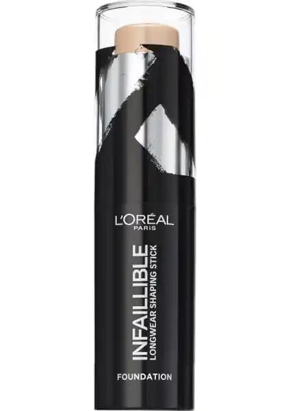 L'Oréal Paris Infaillible Shaping Stick Fondöten 190 Beige Dore: Pratik ve Yüksek Kapatıcılık Sunan Makyaj Ürünü