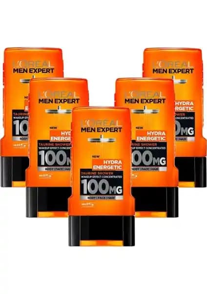L'Oréal Paris Men Expert Hydra Energetic Taurin İçeren Duş Jeli Günlük Enerji ve Temizlik Sağlar