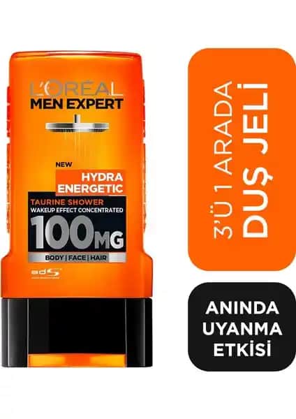 L'Oréal Paris Men Expert Hydra Energetic Taurin İçeren Erkek Duş Jeli Detaylı İnceleme ve Kullanıcı Yorumları