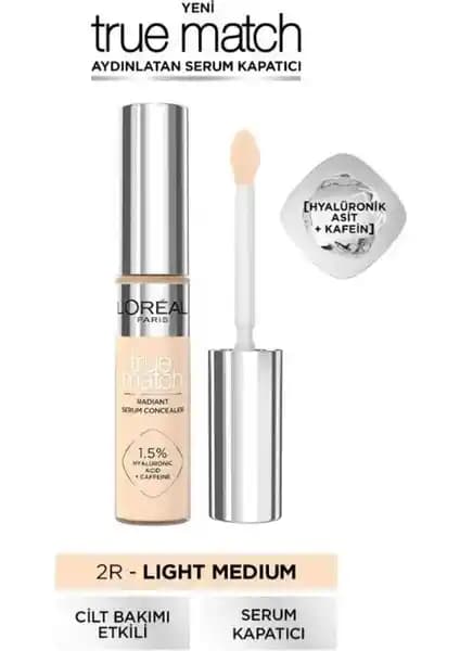 L'Oréal Paris True Match Aydınlatan Serum Kapatıcı: Doğal ve Işıltılı Bir Görünüm İçin Mükemmel Tercih