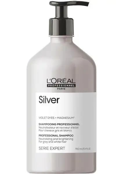 L'Oréal Professionnel Silver Şampuan ile Gri ve Beyaz Saçlar İçin Renk Koruma ve Parlaklık