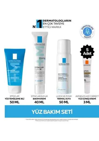 La Roche-Posay Güneş Bakım Seti: Hassas ve Karma Ciltler İçin Güçlü Koruma ve Bakım Çözümü