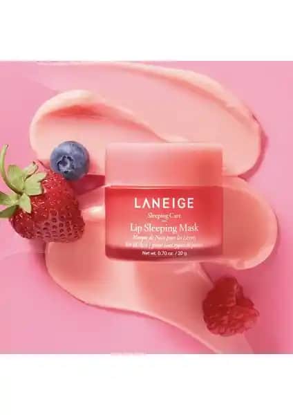 Laneige Dudak Uyku Maskesi Berry ile Gece Bakımı ve Nemlendirme Çözümü