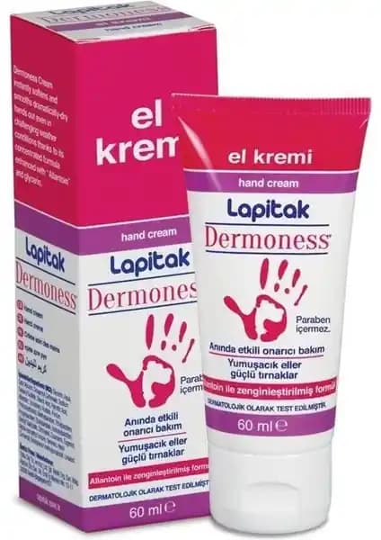 Lapitak El Kremi 60 ml: Nemli ve Sağlıklı Eller İçin Günlük Bakım Çözümü