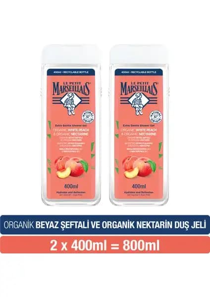Le Petit Marseillais Beyaz Şeftali ve Nektarin Duş Jeli: Doğal İçeriklerle Ferahlatıcı Temizlik