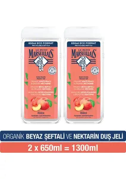 Le Petit Marseillais Beyaz Şeftali ve Nektarin Duş Jeli: Doğal ve Ferahlatıcı Temizlik Deneyimi