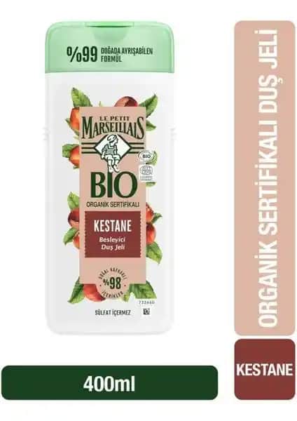 Le Petit Marseillais Bio Duş Jeli Kestane Doğal İçeriklerle Hassas Ciltlere Uygun Temizlik Ürünü