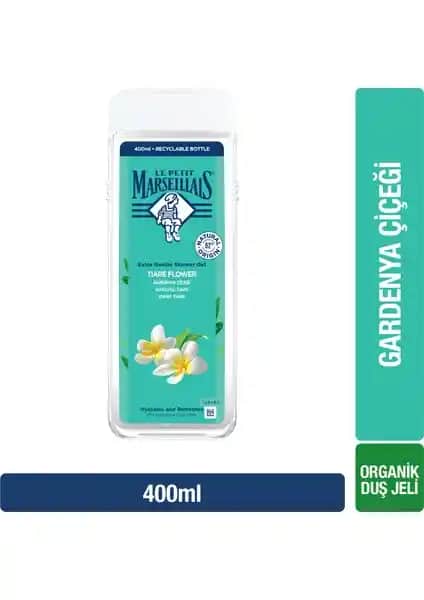 Le Petit Marseillais Gardenya Çiçeği Duş Jeli 400 ml doğal ve çevre dostu formülüyle