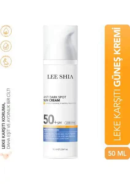 Lee Shia Leke Karşıtı SPF 50+ Güneş Kremi ile Cilt Koruma ve Lekeleri Önleme