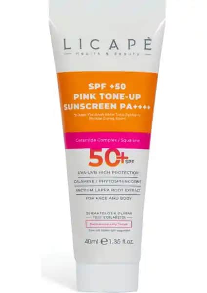 Licape Pink Güneş Kremi SPF 50+ ile Cilt Koruma ve Nemlendirme Sağlayan Yüksek Performanslı Ürün