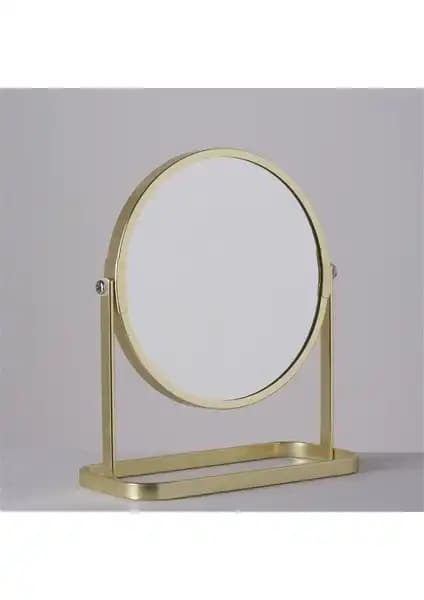 Linens Fancy Metal Ayna Gold: Modern ve Dayanıklı Şıklık ve Fonksiyonellik Sunar